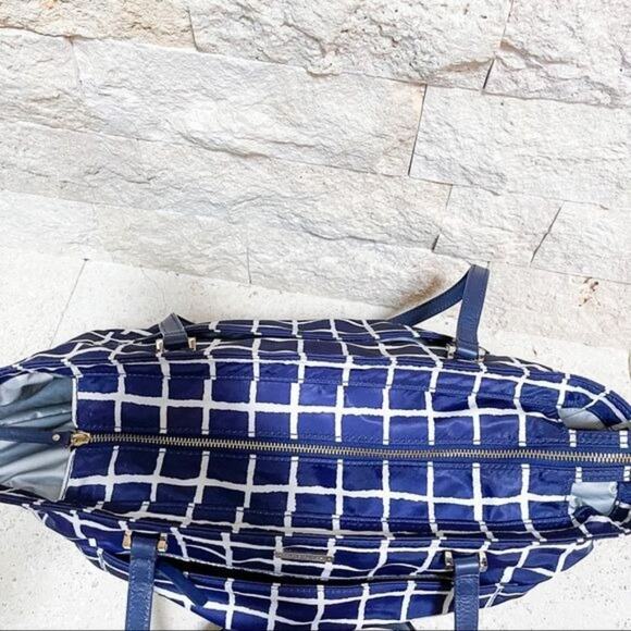 Kate Spade Seaside Nylon Francis Baby Bag Navy White - Picture 9 of 12